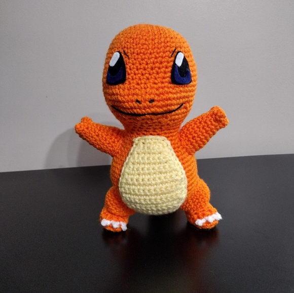 Handmade Crochet Charmander - Picture 2 of 3